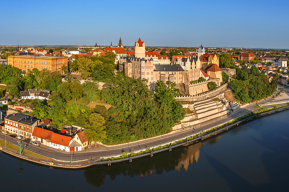 Bernburg Castle, Bernburg, Saaletal (Saale Valley), Saxony-Anhalt, Germany, Europe