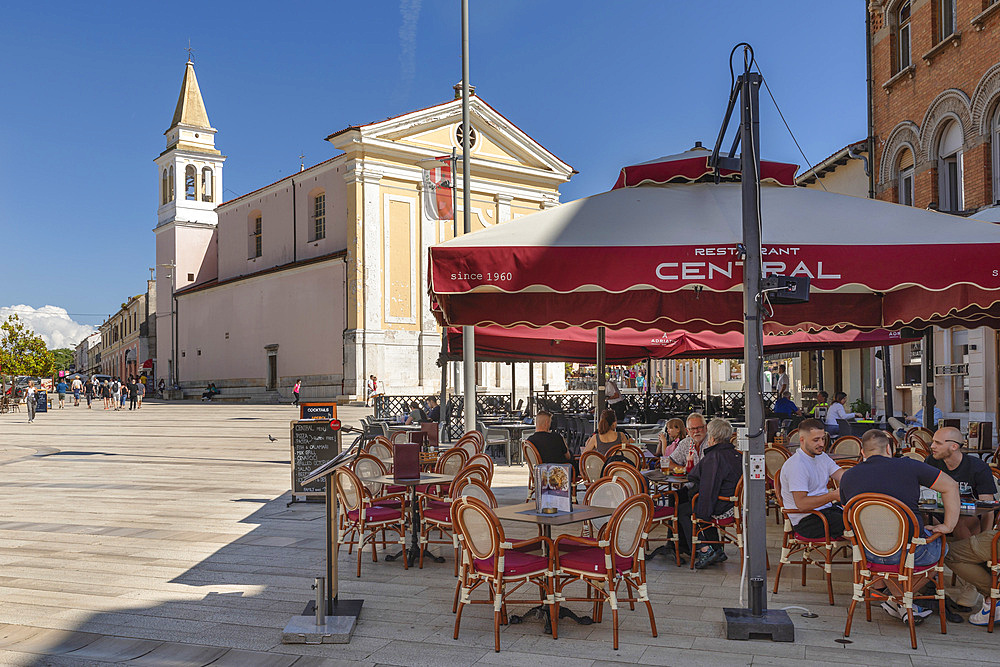 Main square of Porec, Istria, Croatia