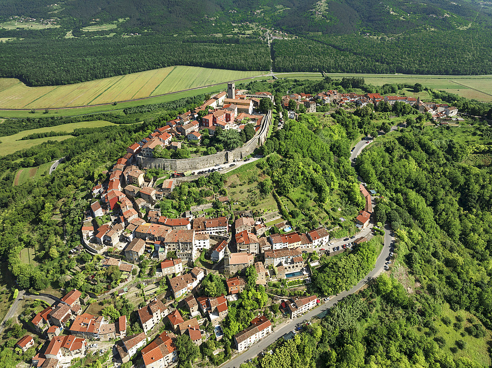 Hilltop village of Motovun, Istria, Croatia