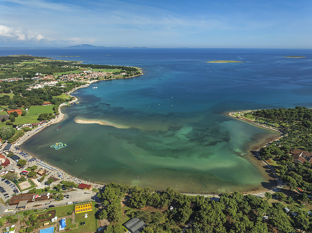 Beaches of Medulin, Istria, Croatia