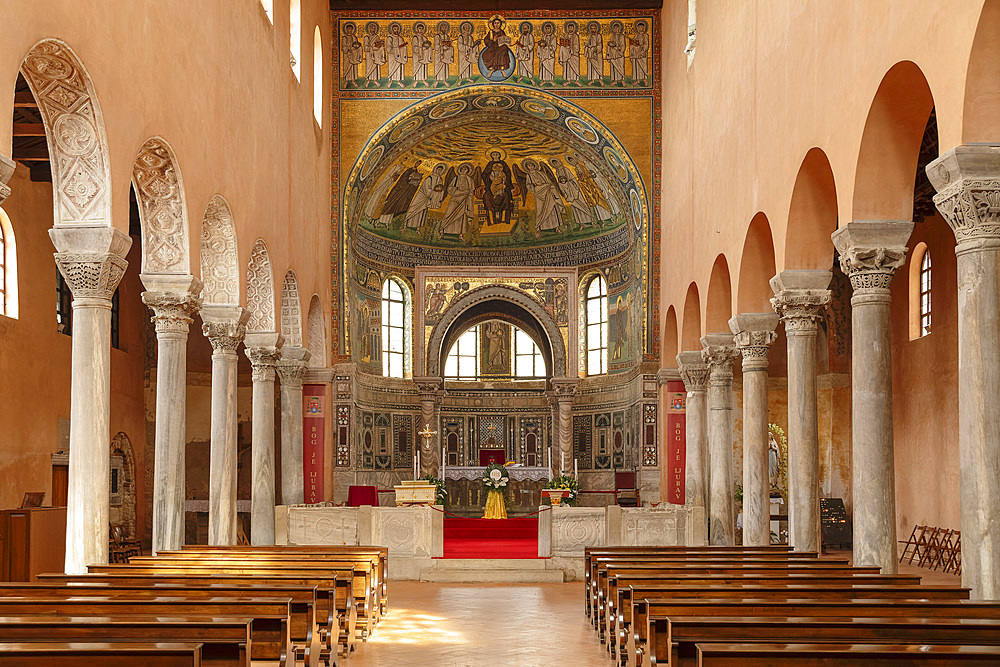 Euphrasius basilica, UNESCO World Heritage Site, Porec, Istria, Croatia