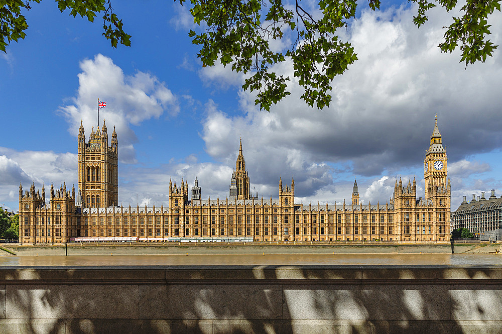 Houses of Parliament with Big Ben, London, England