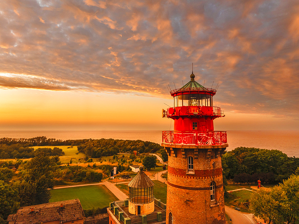 Old and New Lighthouse, Kap Arkona Cape, Putgarden, Rügen, Mecklenburg-Western Pomerania, Germany
