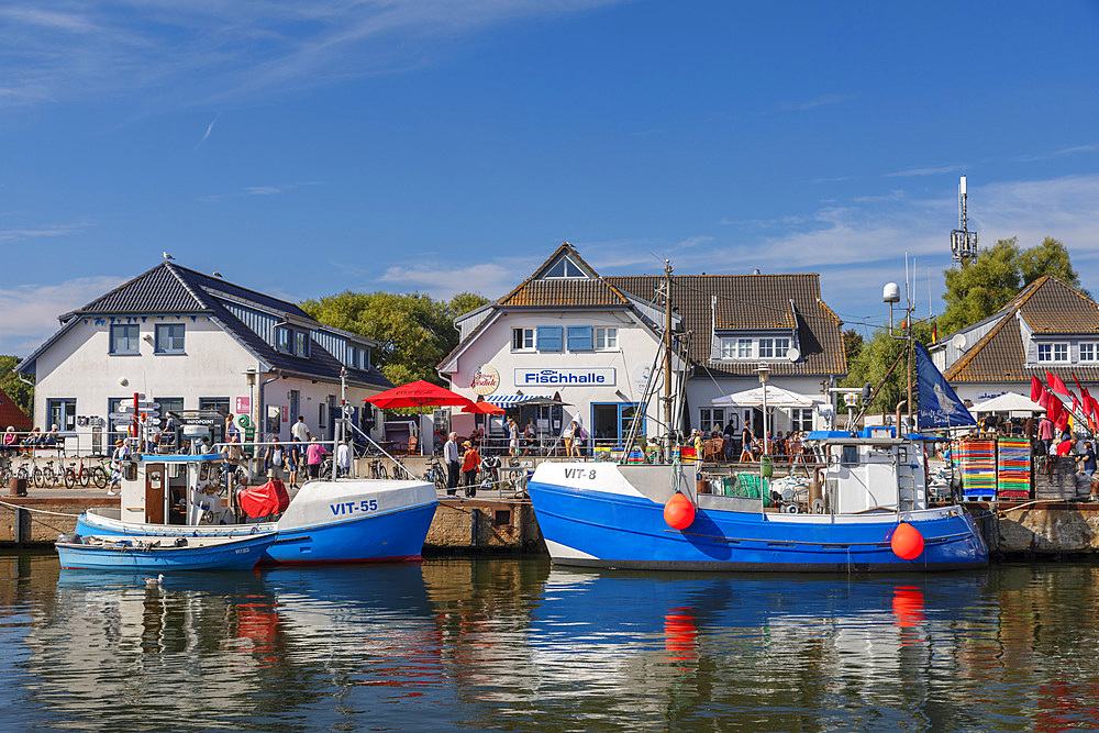 Port of Vitte, Hiddensee Island, Mecklenburg-Western Pomerania, Germany