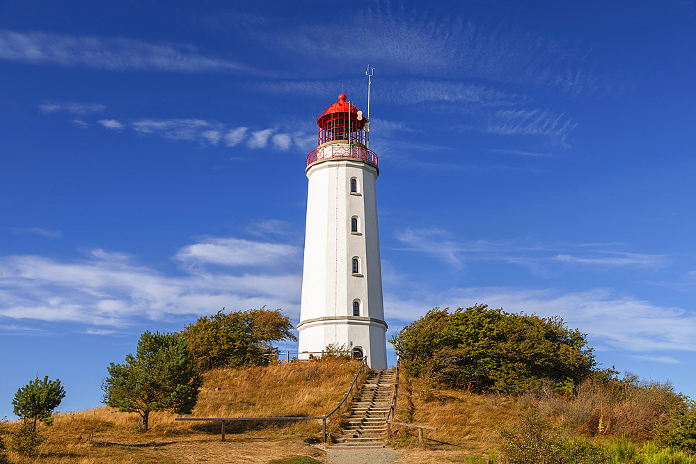 Dornbusch Lighthouse, Hiddensee Island, Mecklenburg-Western Pomerania, Germany