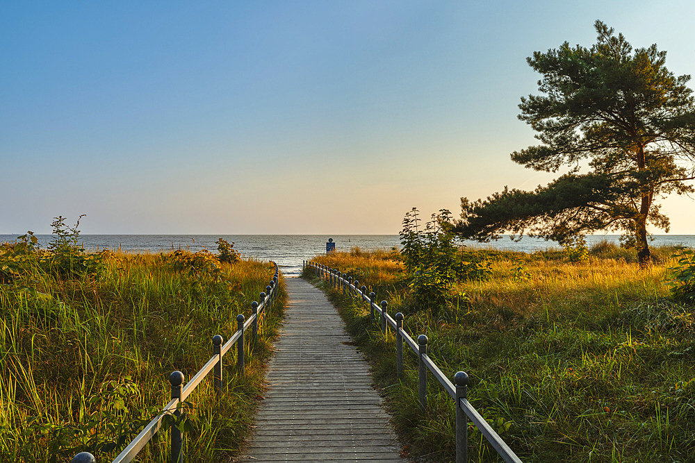 Beach of Binz, Ruegen Island, Baltic Sea, Mecklenburg-Western Pomerania, Germany
