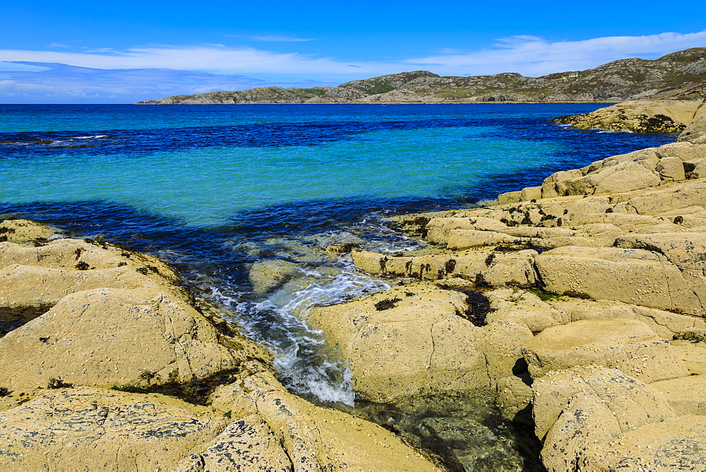 Achmelvich beach in Highland, Scotland, Europe