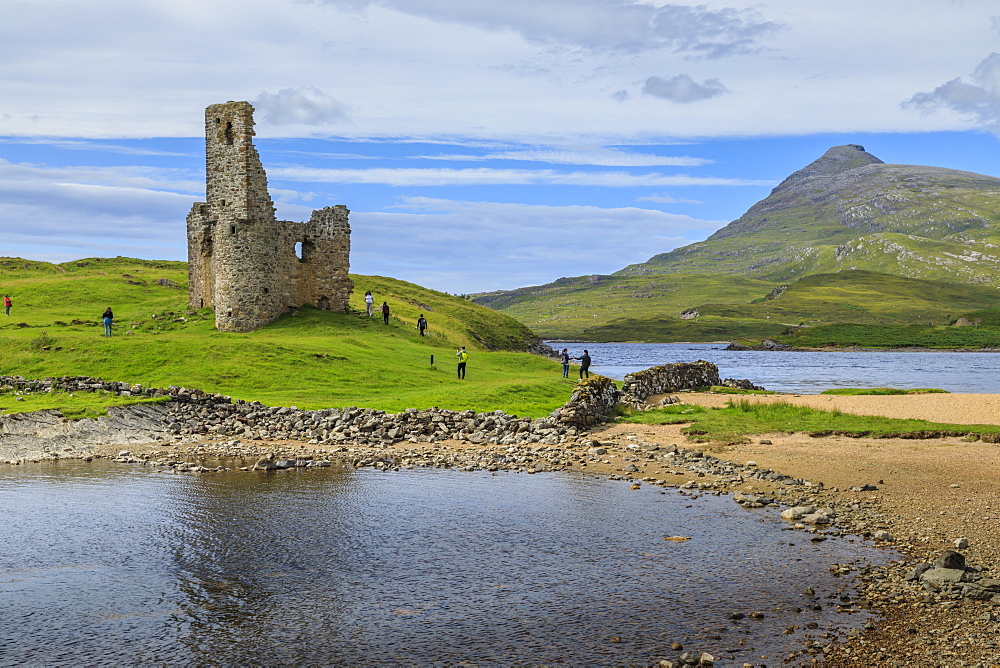 Ardvreck Castle in Scotland, Europe