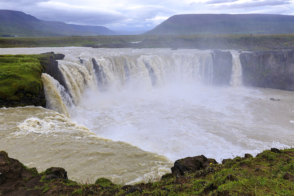 Godafoss waterfall in Iceland, Europe