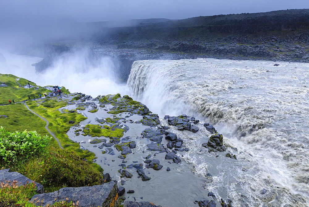 Dettifoss waterfall in Vatnajokull National Park, Iceland, Europe