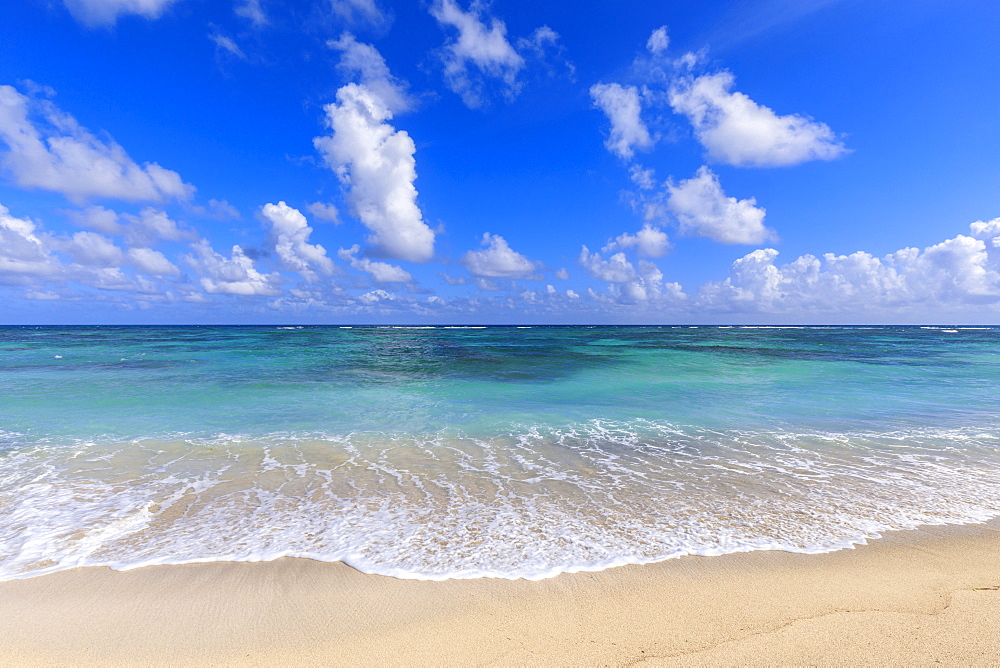 Nisbet Beach, turquoise sea, Nevis, St. Kitts and Nevis, West Indies, Caribbean, Central America