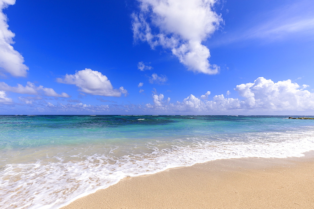 Nisbet Beach, turquoise sea, Nevis, St. Kitts and Nevis, West Indies, Caribbean, Central America