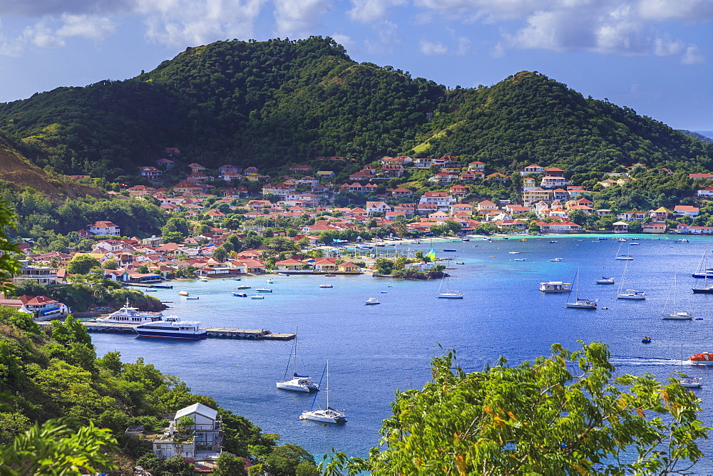 Beautiful Les Saintes Bay, Bourg des Saintes, Terre de Haut, Iles Des Saintes, Guadeloupe, Leeward Islands, West Indies, Caribbean, Central America