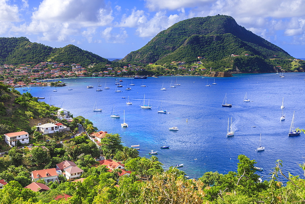 Beautiful Les Saintes Bay, Bourg des Saintes, Terre de Haut, Iles Des Saintes, Guadeloupe, Leeward Islands, West Indies, Caribbean, Central America