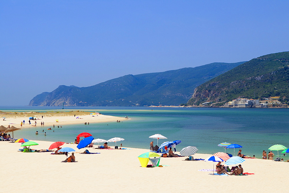 Beach at Troia, Portugal, Europe