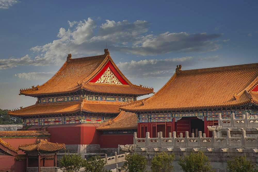 Forbidden City temple buildings, Beijing, China