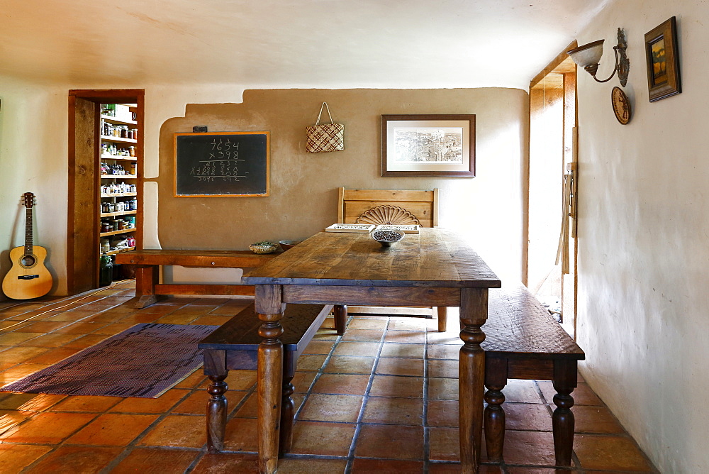 Traditional indigenous dining room