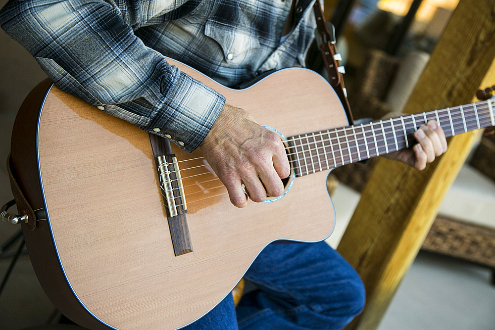 Man playing guitar