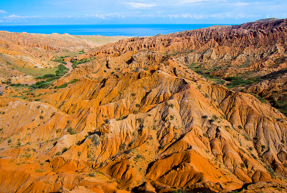 Rocky landscape near ocean