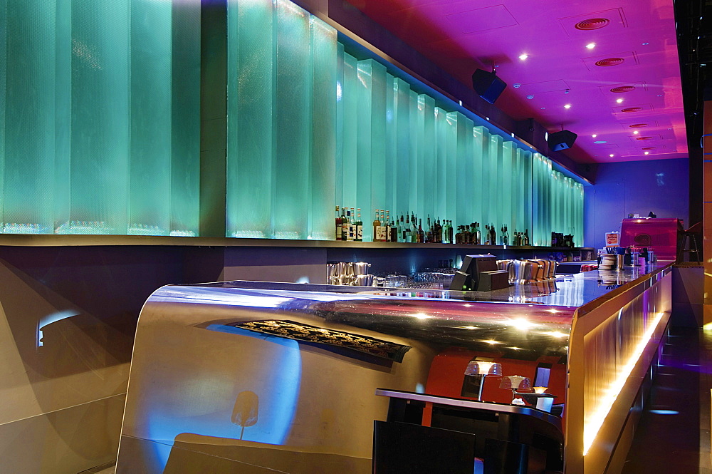 Bar inside nightclub