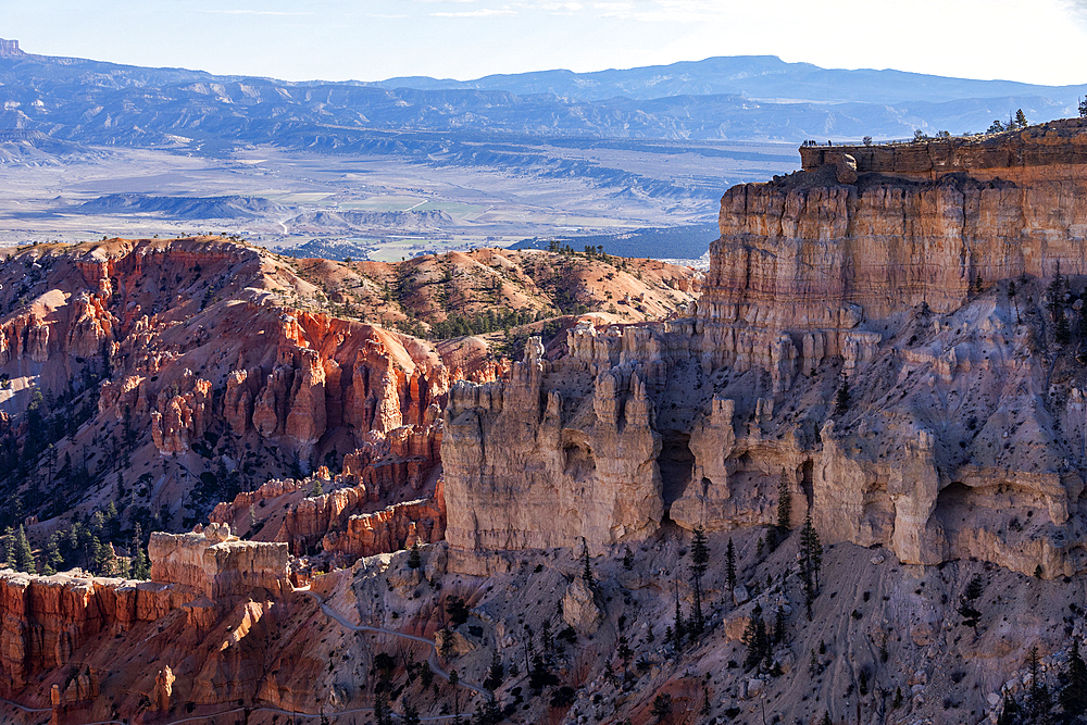 Sandstone rock formations in Bryce Canyon National Park