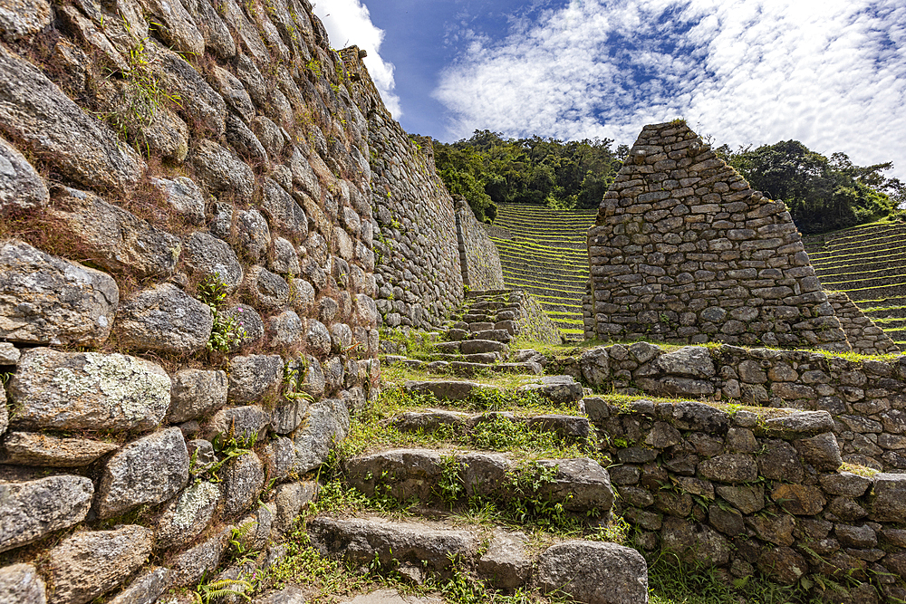 Machu Picchu Inca terraced ruins