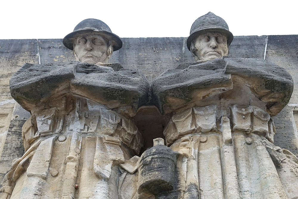 British-Belgian Great War Monument by British sculptor Charles Sargeant Jagger, Brussels, Belgium