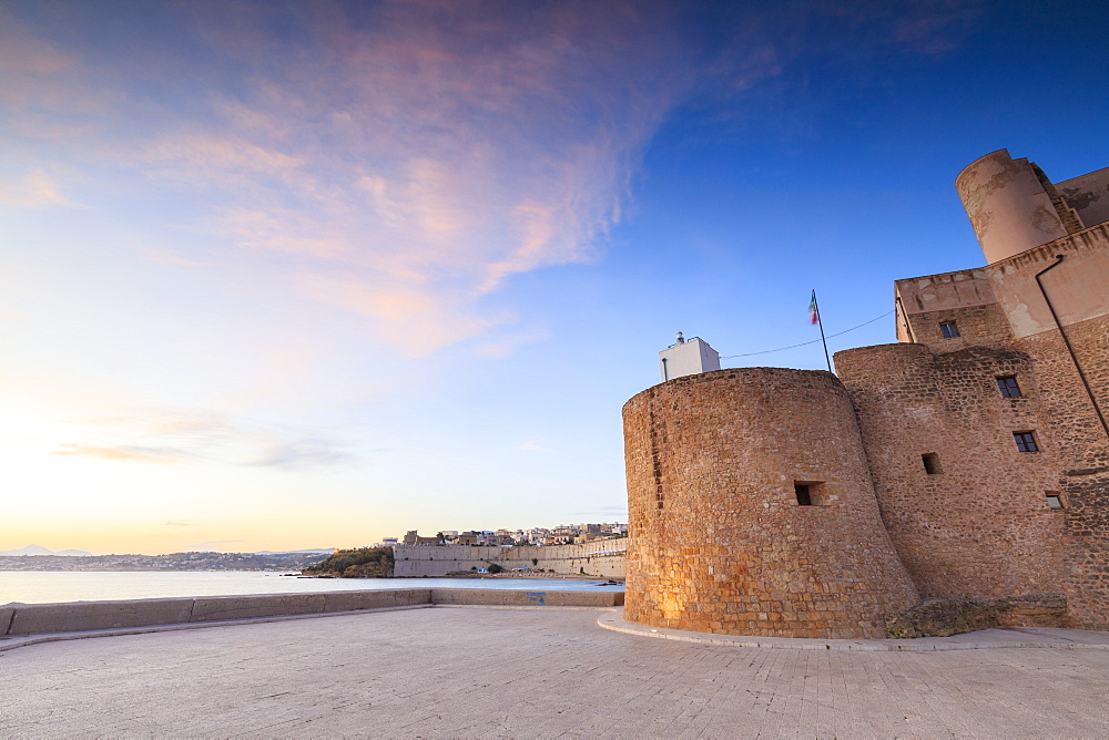 Norman Arab Castle, Castellammare del Golfo, province of Trapani, Sicily, Italy, Mediterranean, Europe