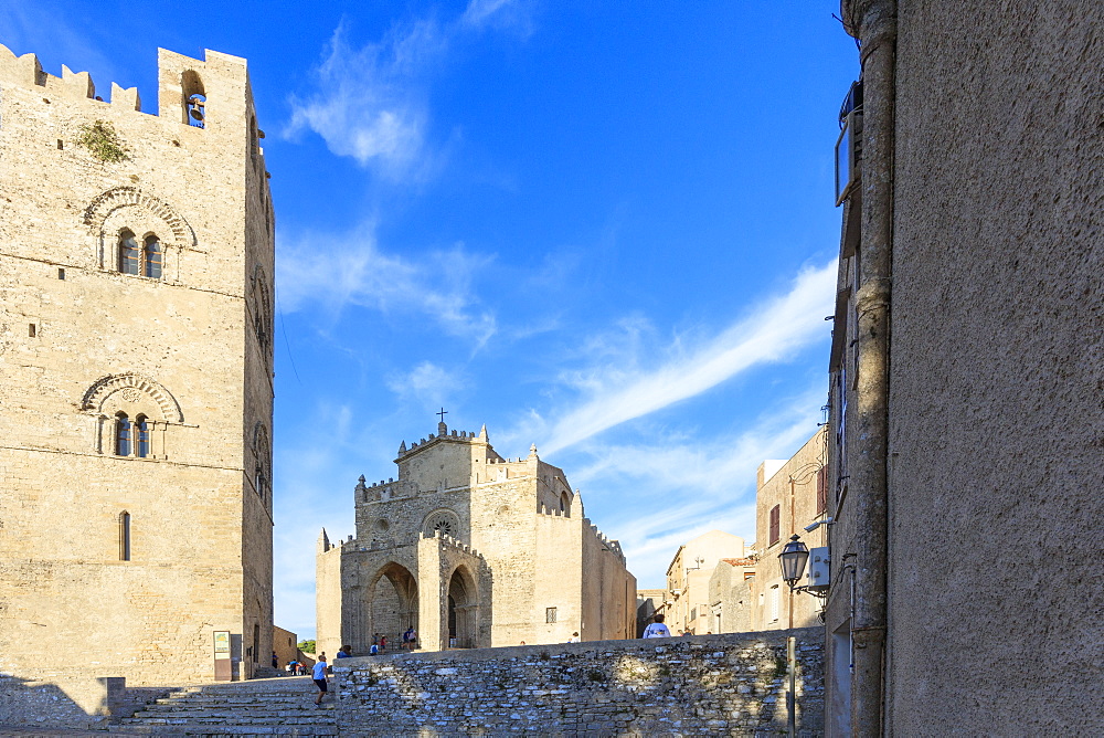 Duomo dell'Assunta, Erice, province of Trapani, Sicily, Italy, Europe