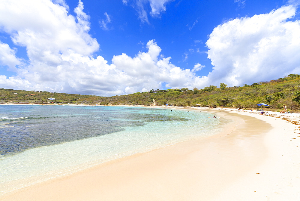 White sand beach, Half Moon Bay, Antigua and Barbuda, Leeward Islands, West Indies, Caribbean, Central America