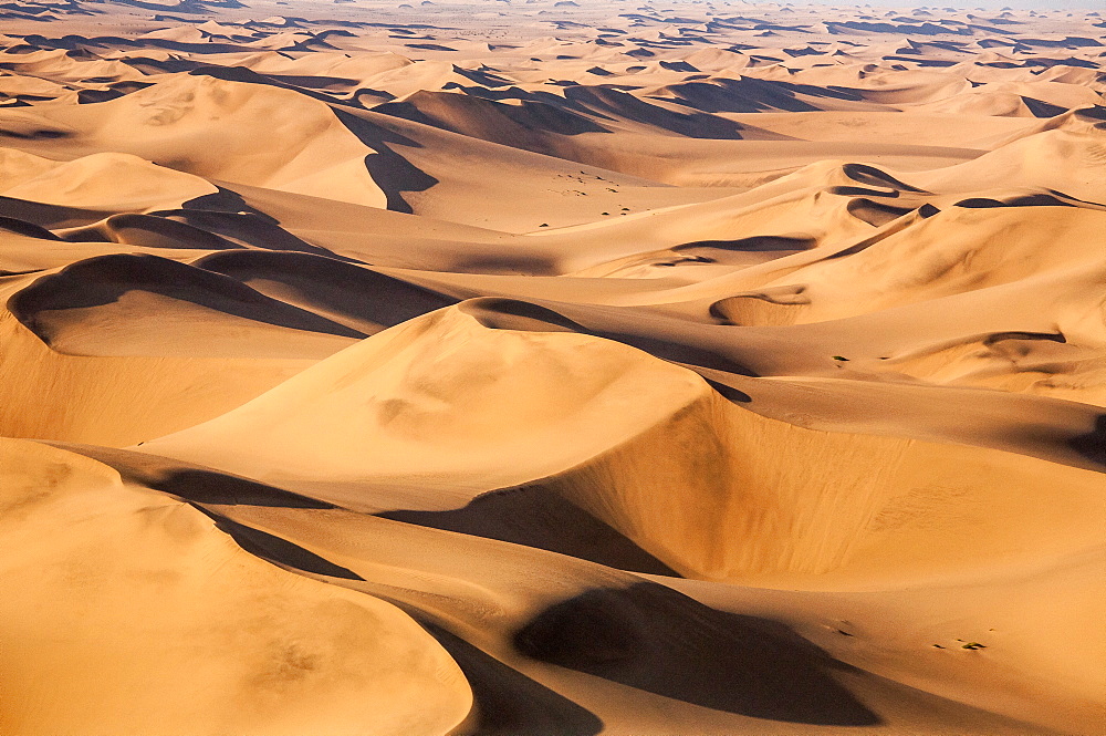 Aerial view of the dunes of the Namib Desert, Namibia, Africa