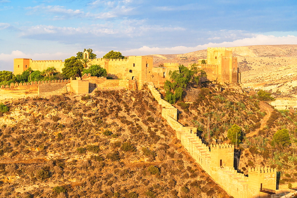 Alcazaba of Malaga in Spain, Europe