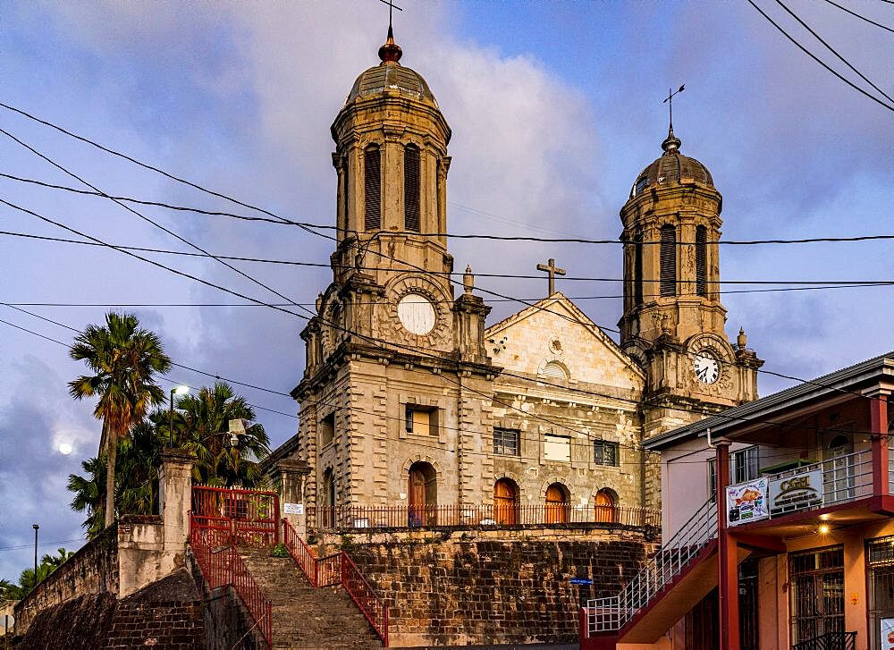 Anglican church cathedral of St John???s, Antigua, Leeward Islands, Caribbean, West indies