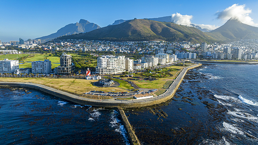 Aerial of Cape Town, South Africa, Africa