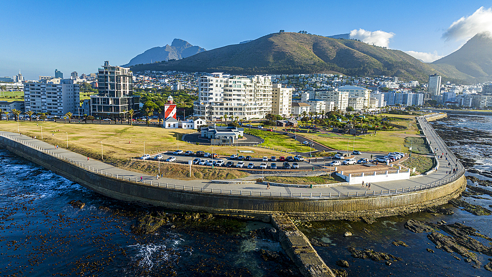 Aerial of Cape Town, South Africa, Africa