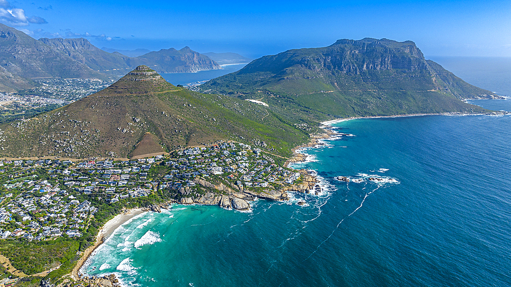 Aerial of Llandudno, Cape Town, Cape Peninsula, South Africa, Africa