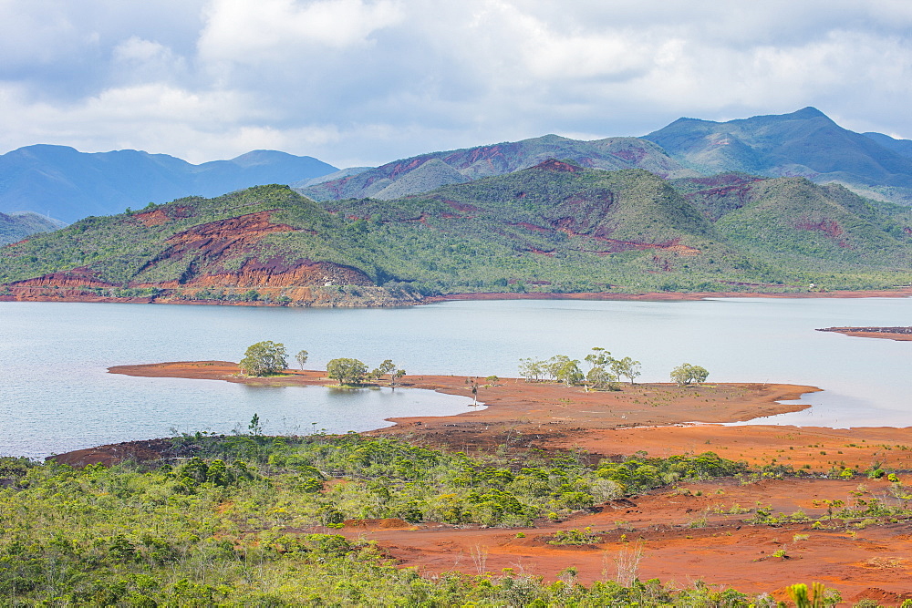 View over the Blue River Provincial Park, Yate, New Caledonia, Pacific