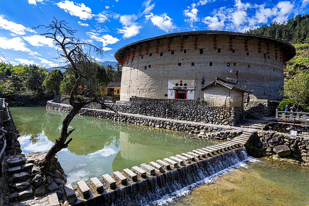 Yuchang Fujian Tulou, rural dwelling of the Hakka, Fujian, China, Asia