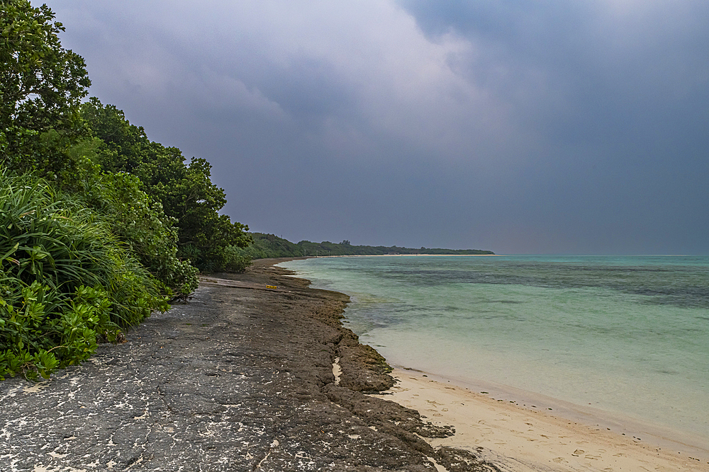 White sand beach, Taketomi Island National Park, Ishigaki, Yaeyama island group, Japan, Asia