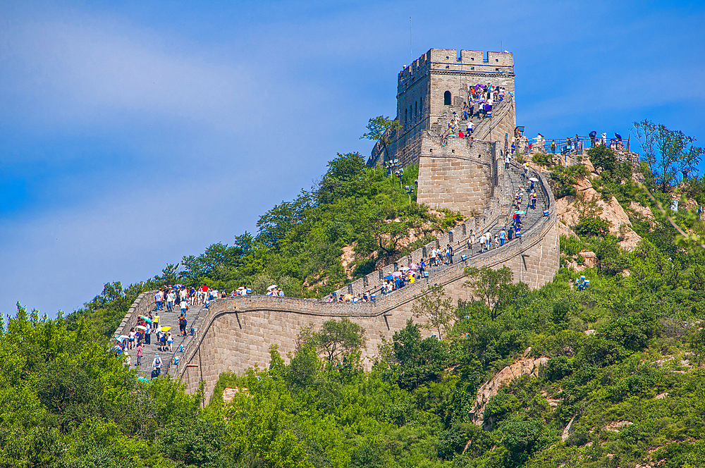 The Great Wall of China, UNESCO World Heritage Site, at Badaling, China, Asia