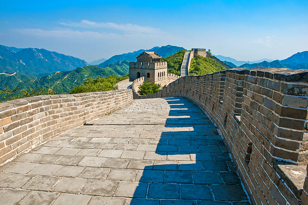 The Great Wall of China, UNESCO World Heritage Site, at Badaling, China, Asia