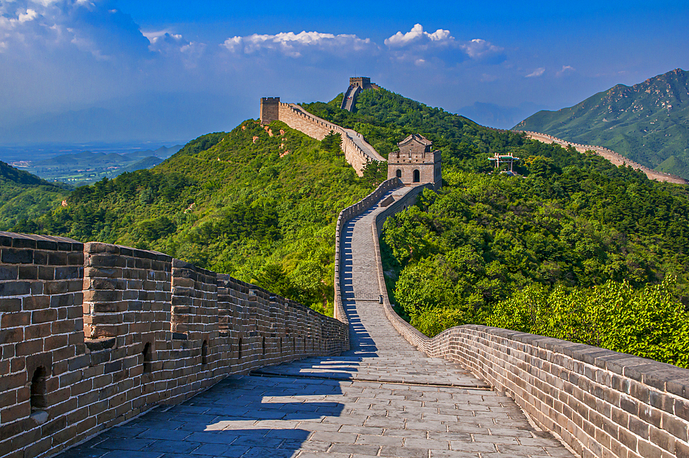 The Great Wall of China, UNESCO World Heritage Site, at Badaling, China, Asia