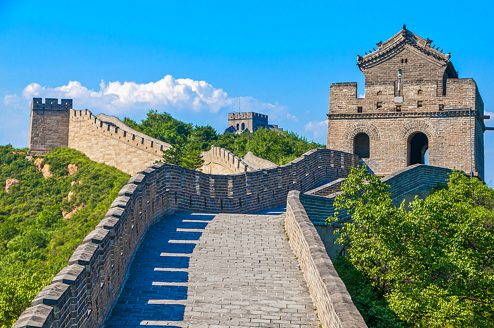 The Great Wall of China, UNESCO World Heritage Site, at Badaling, China, Asia