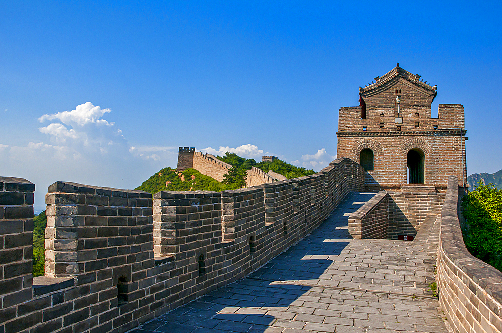 The Great Wall of China, UNESCO World Heritage Site, at Badaling, China, Asia