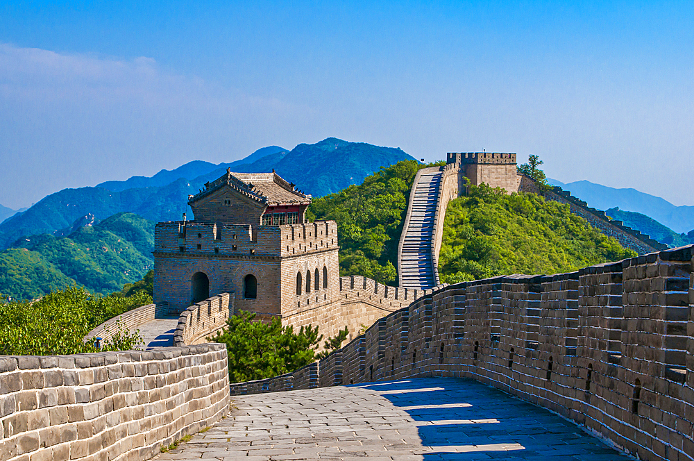 The Great Wall of China, UNESCO World Heritage Site, at Badaling, China, Asia