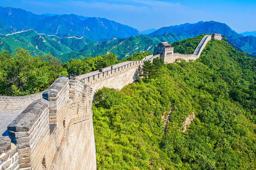 The Great Wall of China, UNESCO World Heritage Site, at Badaling, China, Asia