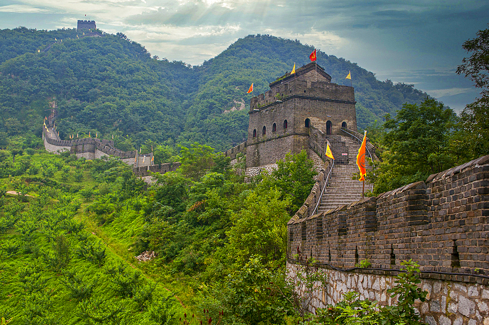 The Tiger Mountain Great Wall, UNESCO World Heritage Site, at Dandong, Liaoning, China, Asia