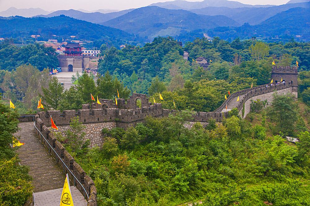 The Tiger Mountain Great Wall, UNESCO World Heritage Site, at Dandong, Liaoning, China, Asia