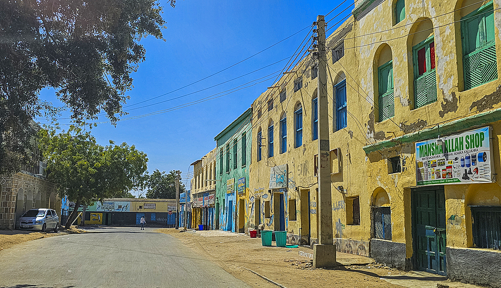 Colonial architecture in Berbera, Somaliland, Somalia, Africa