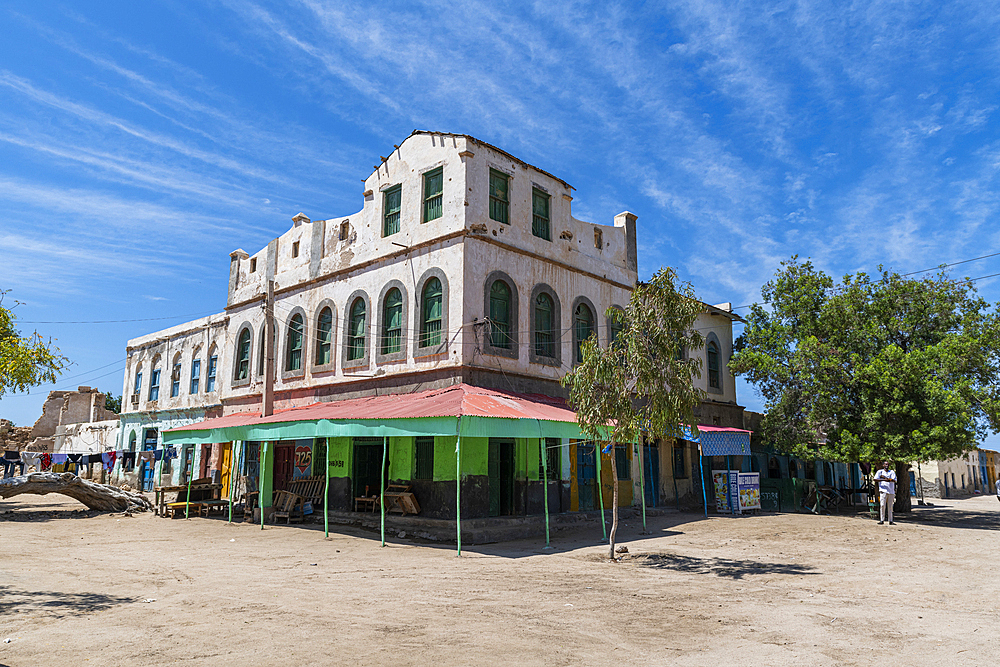 Colonial architecture in Berbera, Somaliland, Somalia, Africa